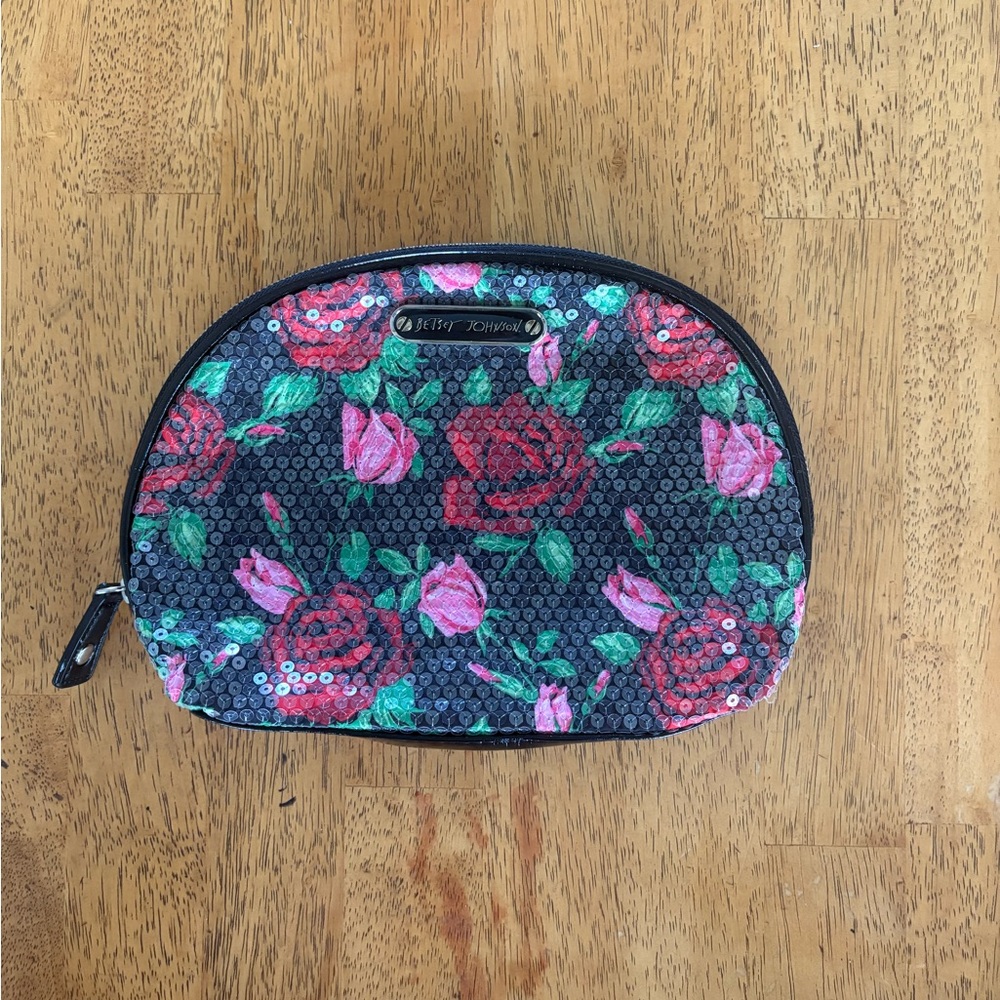 Betsy Johnson cosmetic bag